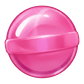 Caramella rotonda rosa